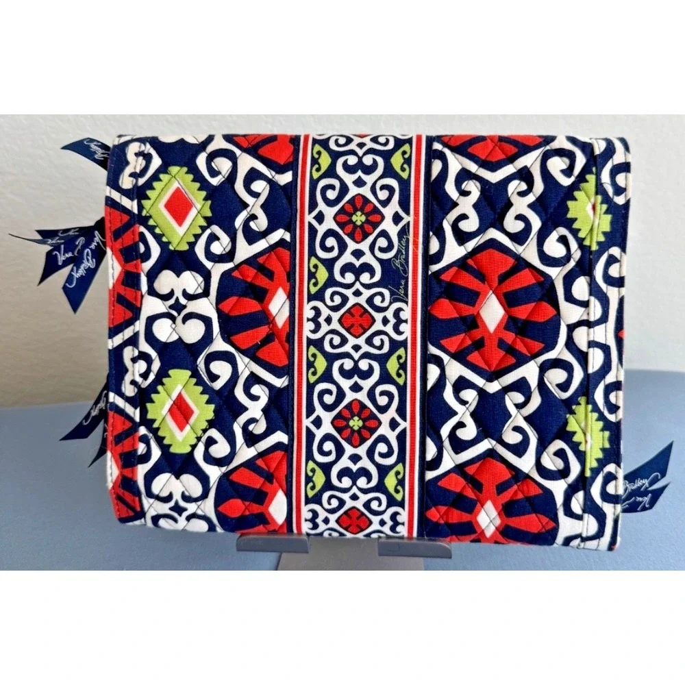 Vera Bradley Travel Jewelry Case Folio Book in the Sun‎ Valley pattern